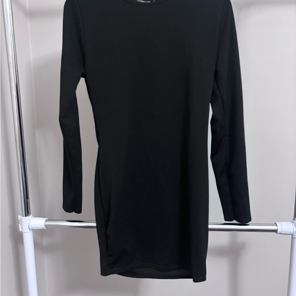 PrettyLittleThing Black Mini Dress